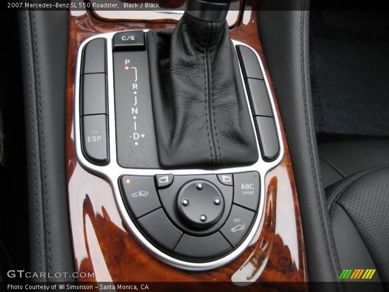 Black / Black 2007 Mercedes-Benz SL 550 Roadster