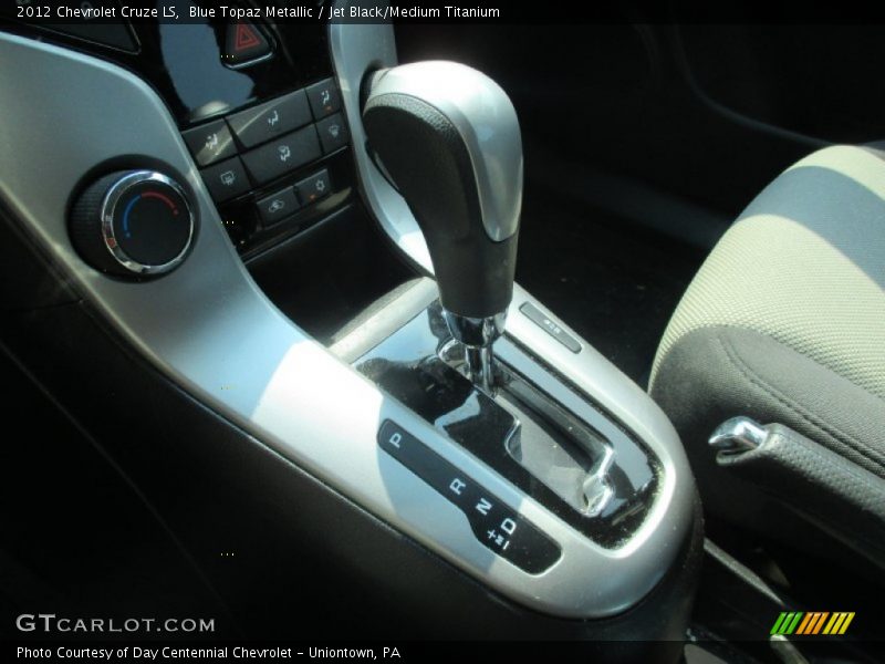 Blue Topaz Metallic / Jet Black/Medium Titanium 2012 Chevrolet Cruze LS