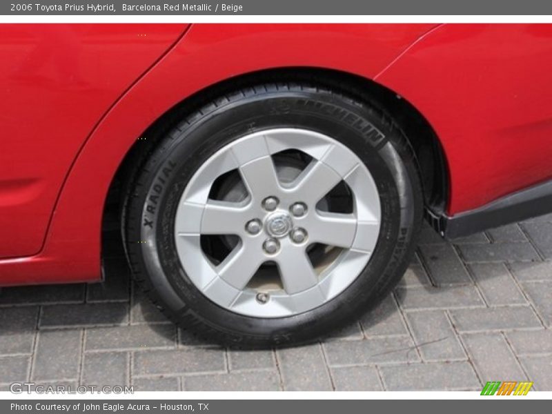 Barcelona Red Metallic / Beige 2006 Toyota Prius Hybrid