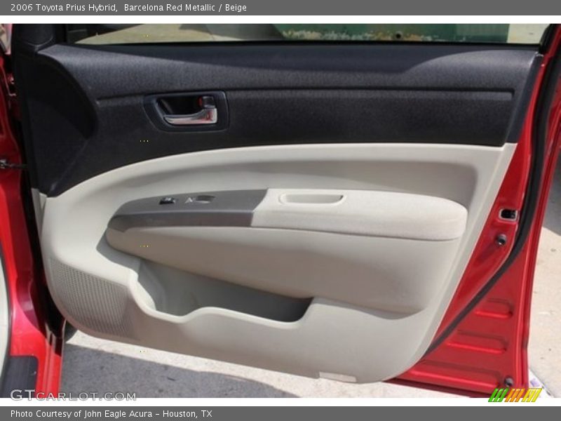 Barcelona Red Metallic / Beige 2006 Toyota Prius Hybrid