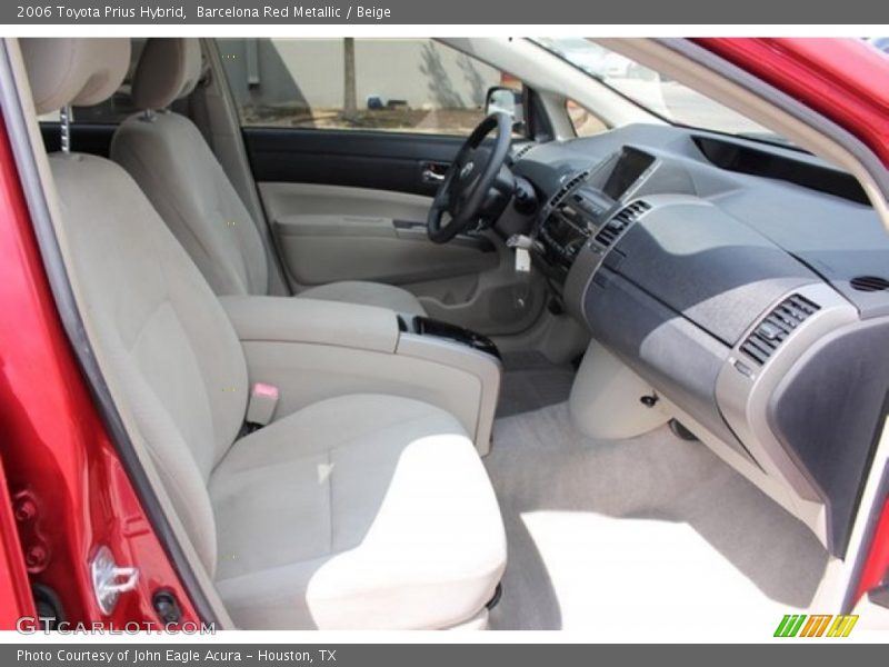 Barcelona Red Metallic / Beige 2006 Toyota Prius Hybrid