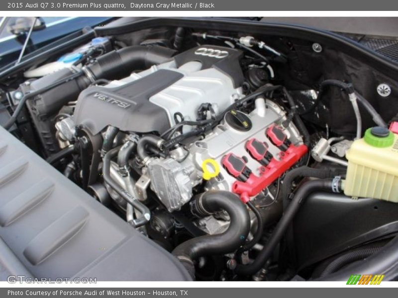 Daytona Gray Metallic / Black 2015 Audi Q7 3.0 Premium Plus quattro