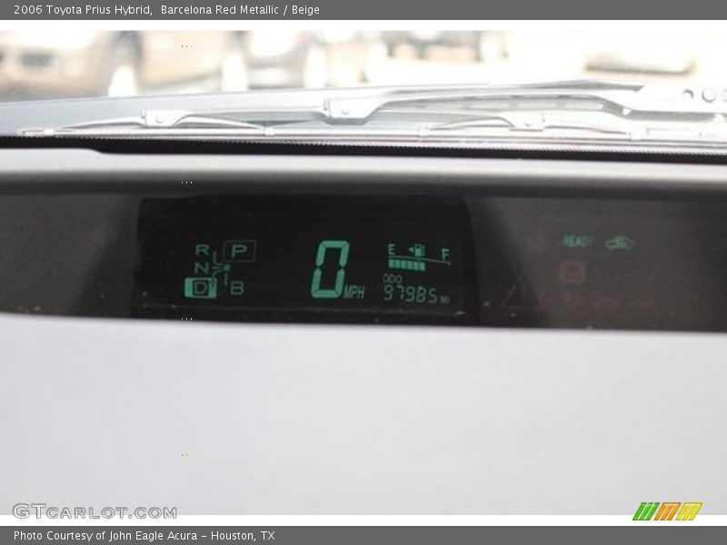 Barcelona Red Metallic / Beige 2006 Toyota Prius Hybrid