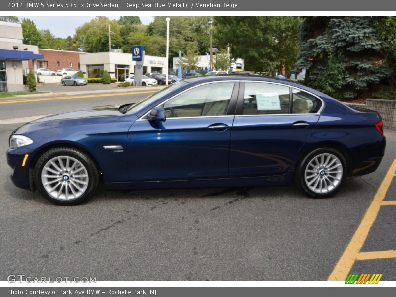  2012 5 Series 535i xDrive Sedan Deep Sea Blue Metallic