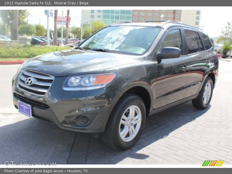 Mineral Gray / Beige 2012 Hyundai Santa Fe GLS