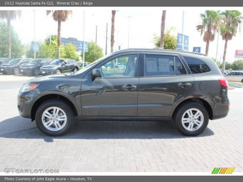 Mineral Gray / Beige 2012 Hyundai Santa Fe GLS
