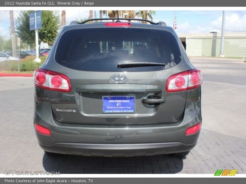 Mineral Gray / Beige 2012 Hyundai Santa Fe GLS