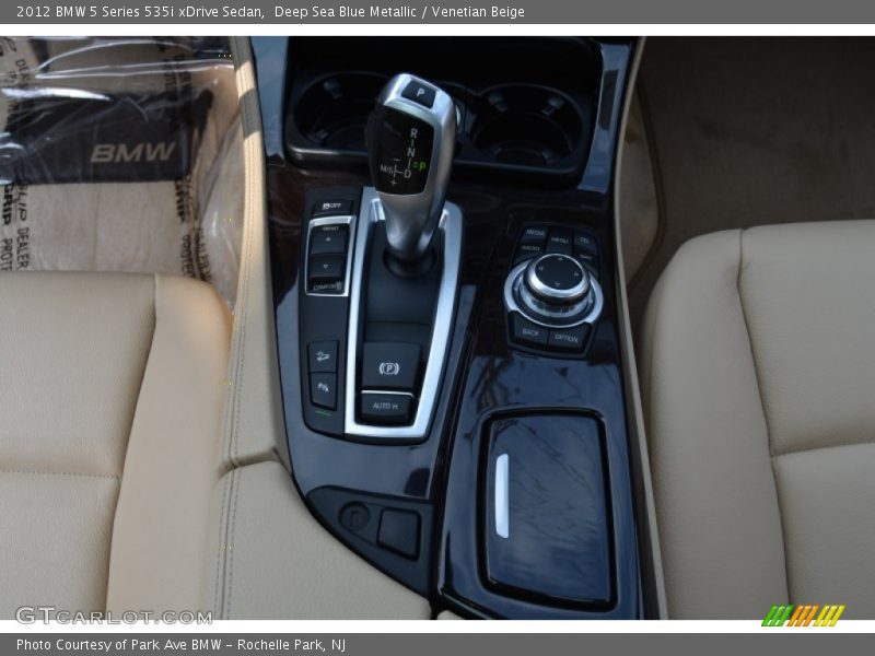 Deep Sea Blue Metallic / Venetian Beige 2012 BMW 5 Series 535i xDrive Sedan