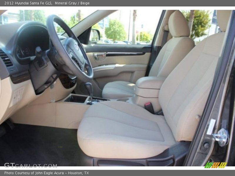 Mineral Gray / Beige 2012 Hyundai Santa Fe GLS