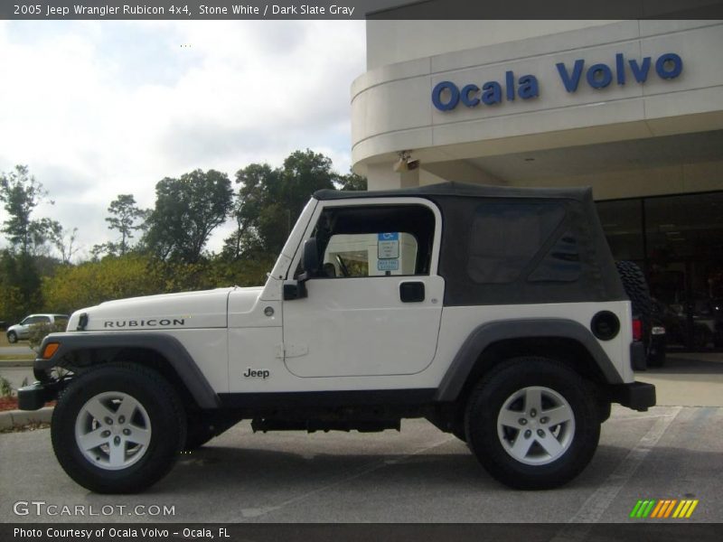 Stone White / Dark Slate Gray 2005 Jeep Wrangler Rubicon 4x4