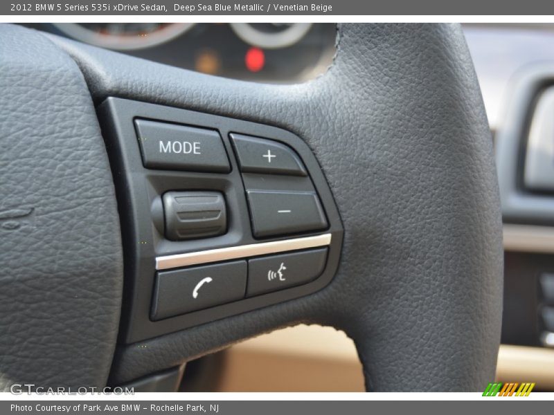 Controls of 2012 5 Series 535i xDrive Sedan