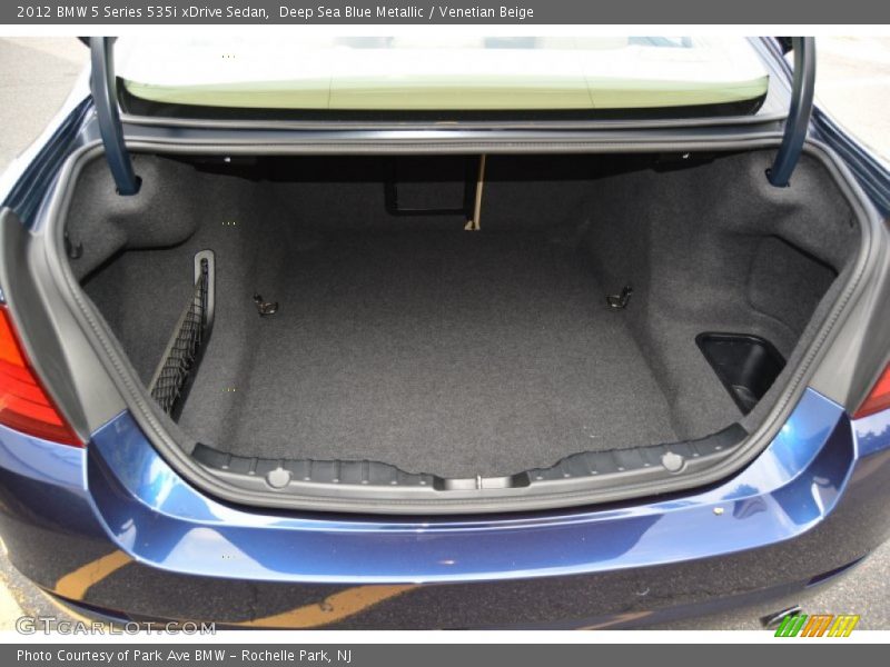  2012 5 Series 535i xDrive Sedan Trunk