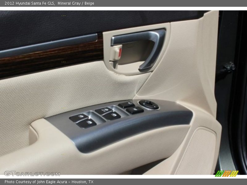 Mineral Gray / Beige 2012 Hyundai Santa Fe GLS