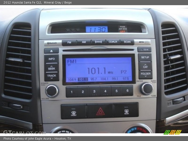 Mineral Gray / Beige 2012 Hyundai Santa Fe GLS