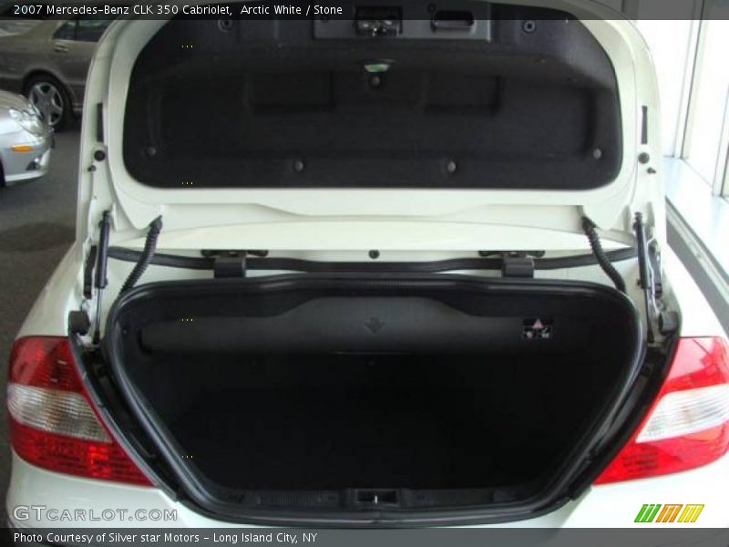 Arctic White / Stone 2007 Mercedes-Benz CLK 350 Cabriolet