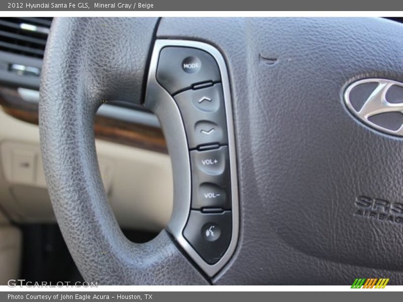 Mineral Gray / Beige 2012 Hyundai Santa Fe GLS