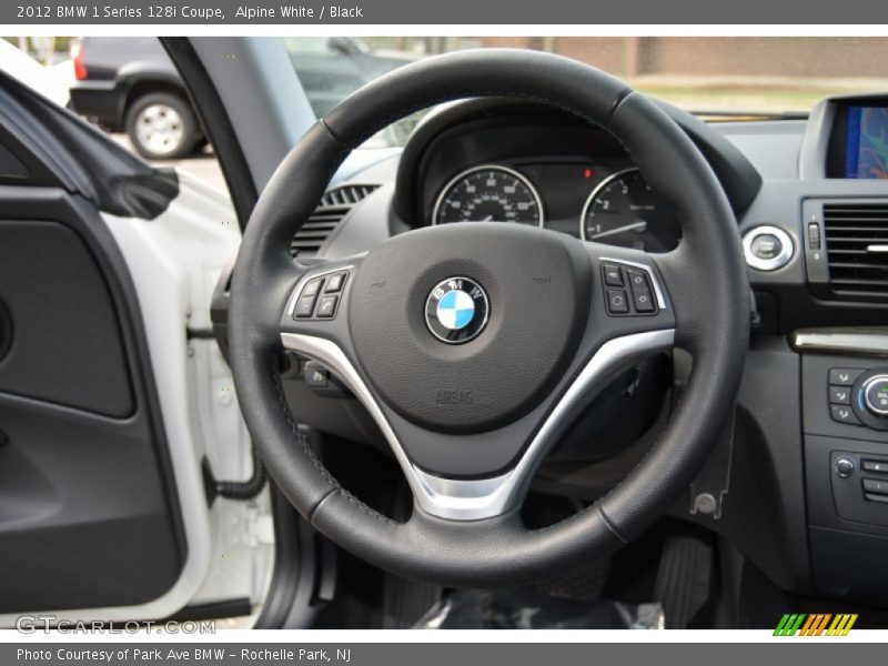 Alpine White / Black 2012 BMW 1 Series 128i Coupe