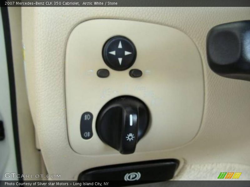 Arctic White / Stone 2007 Mercedes-Benz CLK 350 Cabriolet