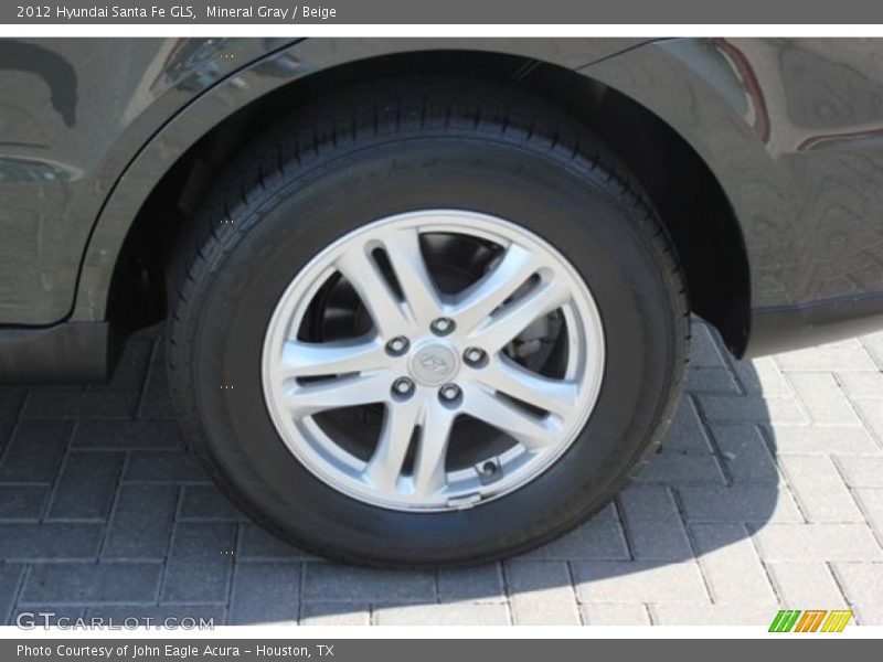 Mineral Gray / Beige 2012 Hyundai Santa Fe GLS