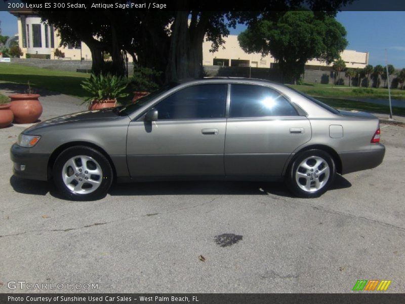 Antique Sage Pearl / Sage 2000 Lexus ES 300 Sedan