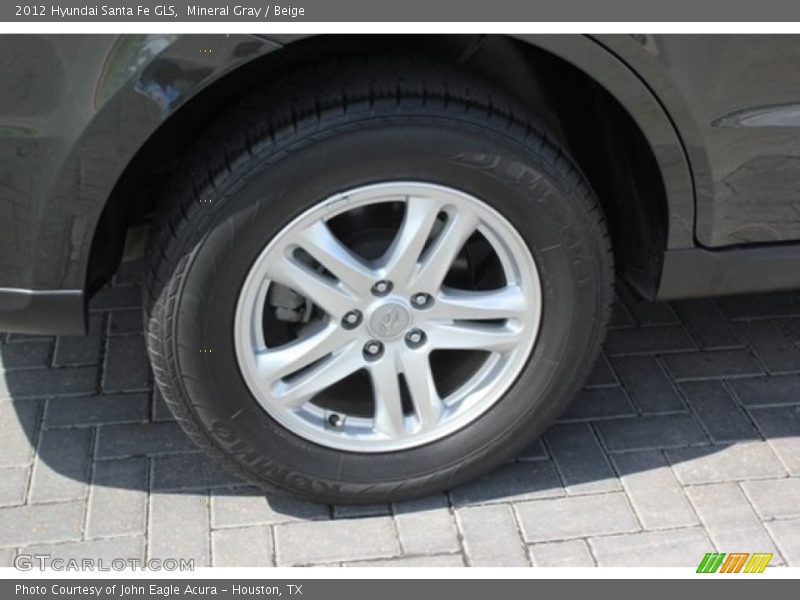 Mineral Gray / Beige 2012 Hyundai Santa Fe GLS