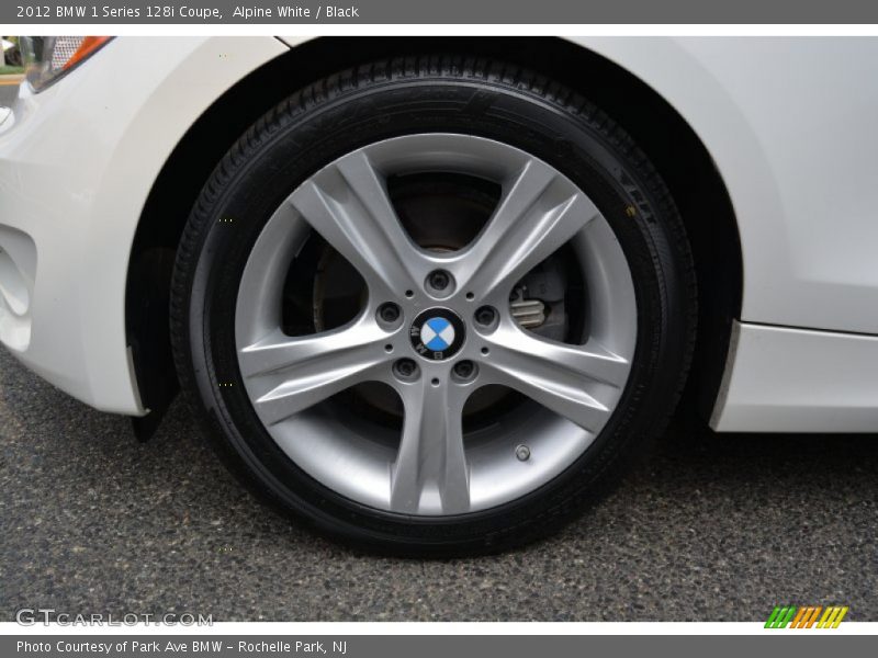Alpine White / Black 2012 BMW 1 Series 128i Coupe
