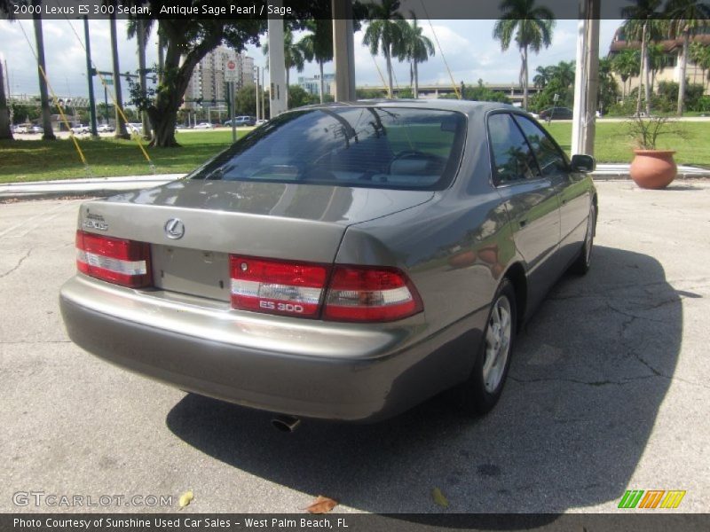 Antique Sage Pearl / Sage 2000 Lexus ES 300 Sedan