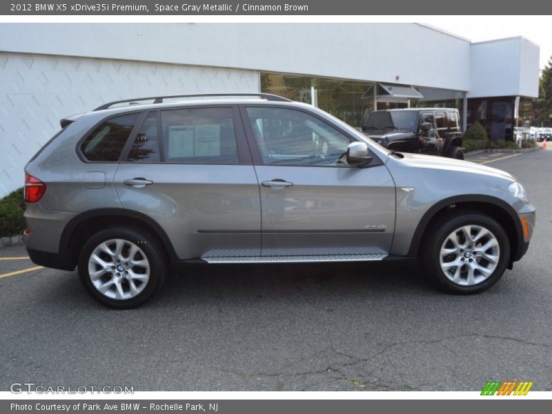 Space Gray Metallic / Cinnamon Brown 2012 BMW X5 xDrive35i Premium