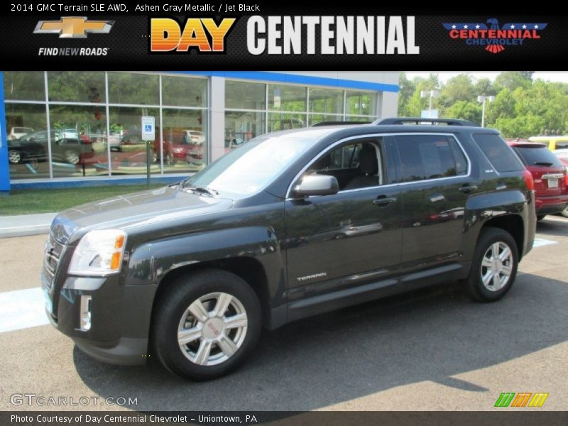 Ashen Gray Metallic / Jet Black 2014 GMC Terrain SLE AWD