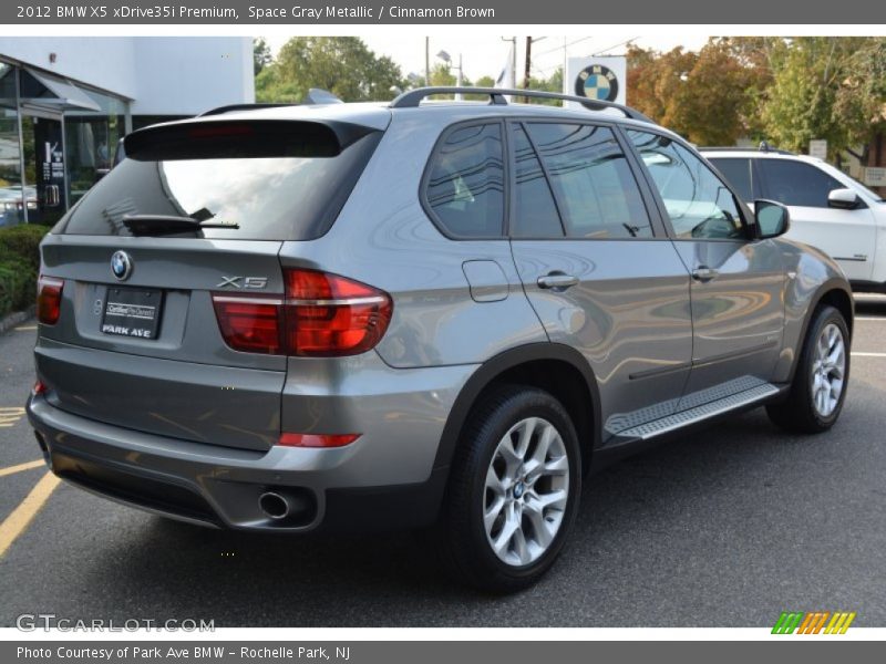 Space Gray Metallic / Cinnamon Brown 2012 BMW X5 xDrive35i Premium