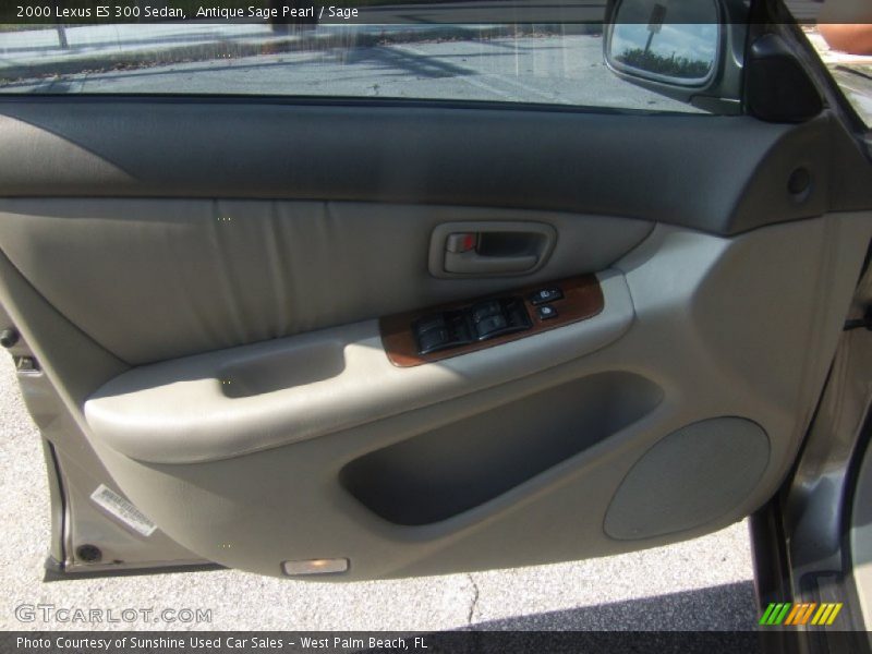 Antique Sage Pearl / Sage 2000 Lexus ES 300 Sedan