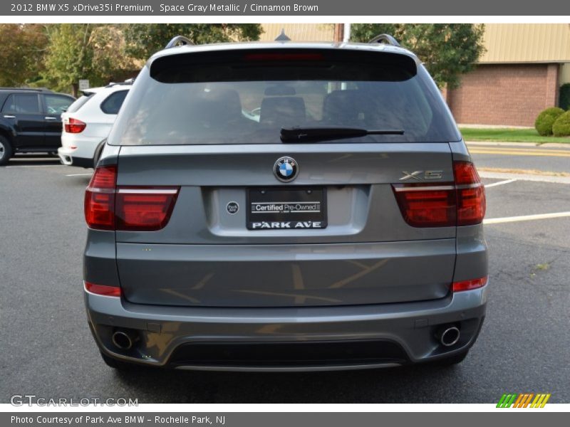 Space Gray Metallic / Cinnamon Brown 2012 BMW X5 xDrive35i Premium