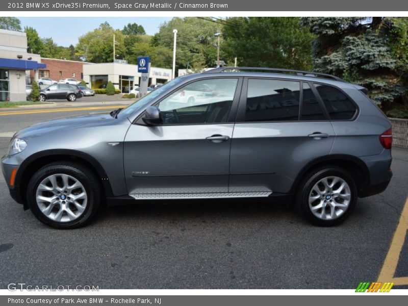 Space Gray Metallic / Cinnamon Brown 2012 BMW X5 xDrive35i Premium