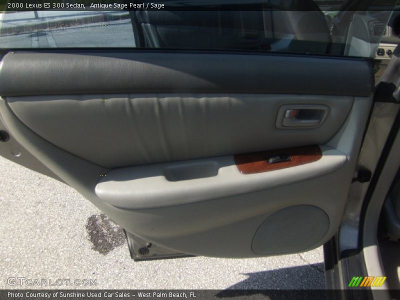 Antique Sage Pearl / Sage 2000 Lexus ES 300 Sedan