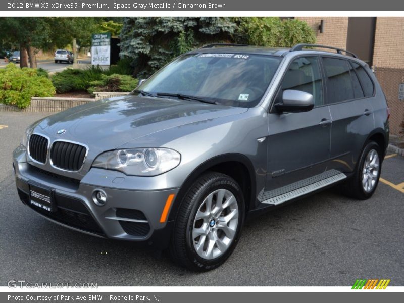 Space Gray Metallic / Cinnamon Brown 2012 BMW X5 xDrive35i Premium