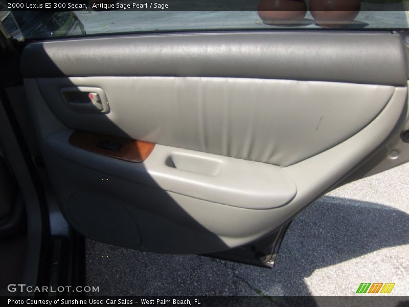 Antique Sage Pearl / Sage 2000 Lexus ES 300 Sedan