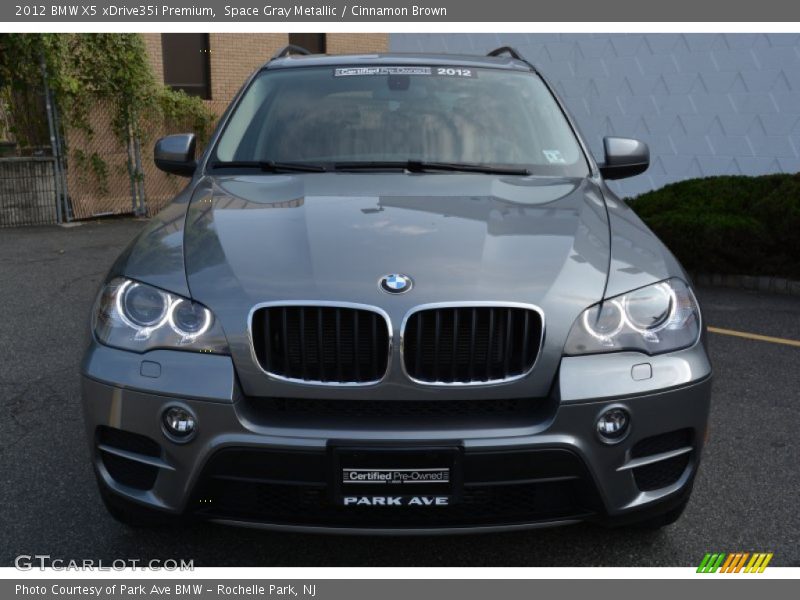 Space Gray Metallic / Cinnamon Brown 2012 BMW X5 xDrive35i Premium