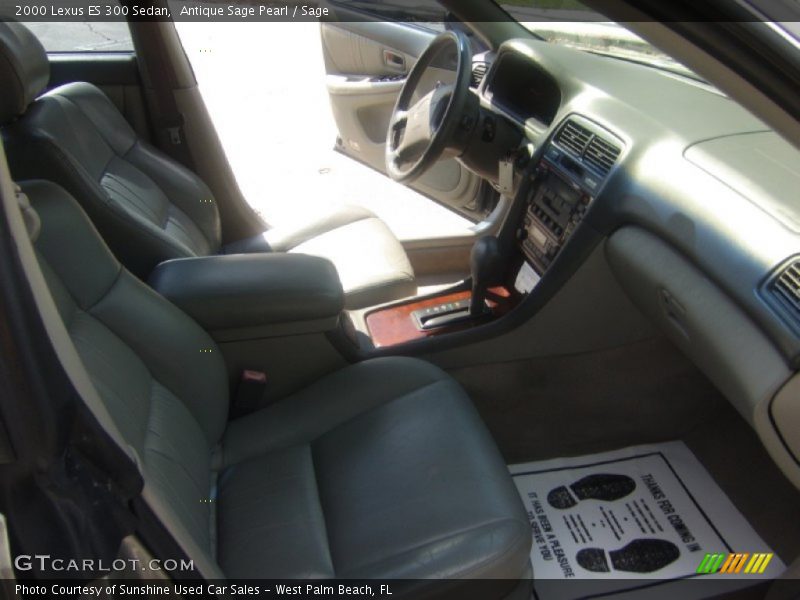 Antique Sage Pearl / Sage 2000 Lexus ES 300 Sedan