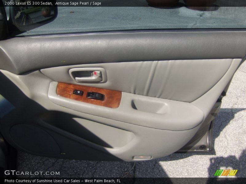 Antique Sage Pearl / Sage 2000 Lexus ES 300 Sedan