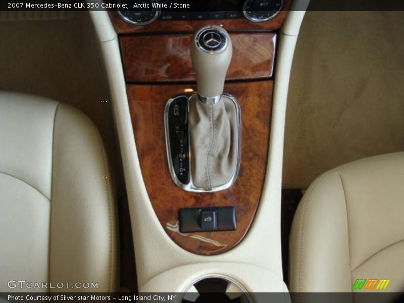 Arctic White / Stone 2007 Mercedes-Benz CLK 350 Cabriolet