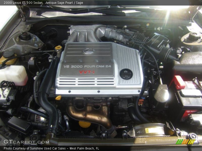 Antique Sage Pearl / Sage 2000 Lexus ES 300 Sedan
