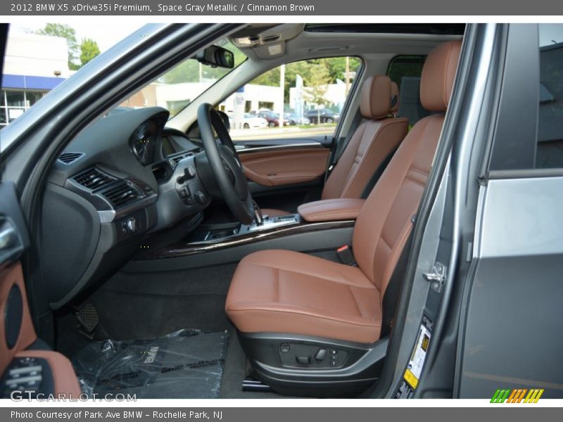 Space Gray Metallic / Cinnamon Brown 2012 BMW X5 xDrive35i Premium
