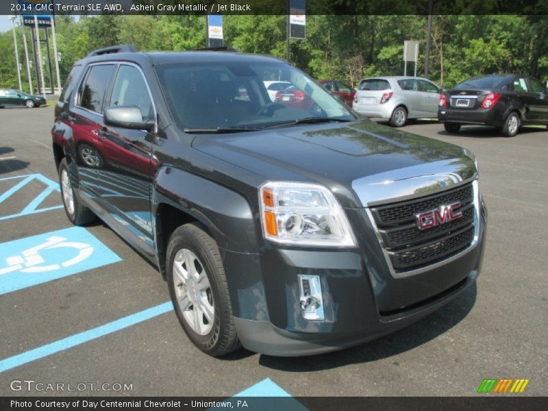 Ashen Gray Metallic / Jet Black 2014 GMC Terrain SLE AWD