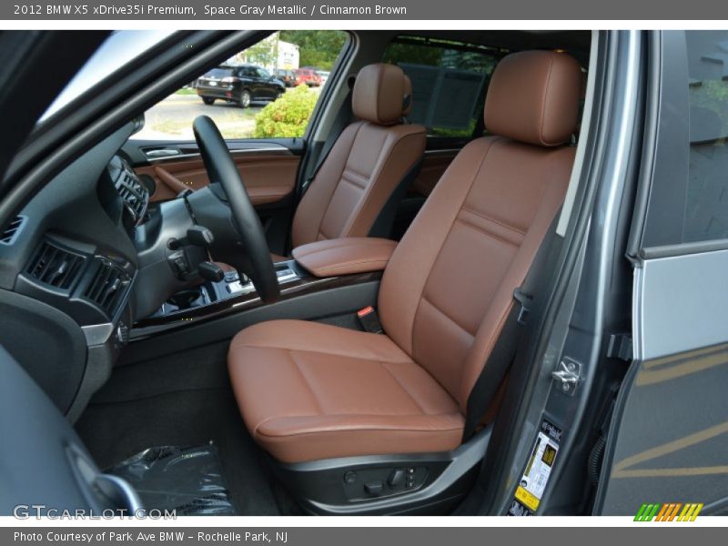 Space Gray Metallic / Cinnamon Brown 2012 BMW X5 xDrive35i Premium