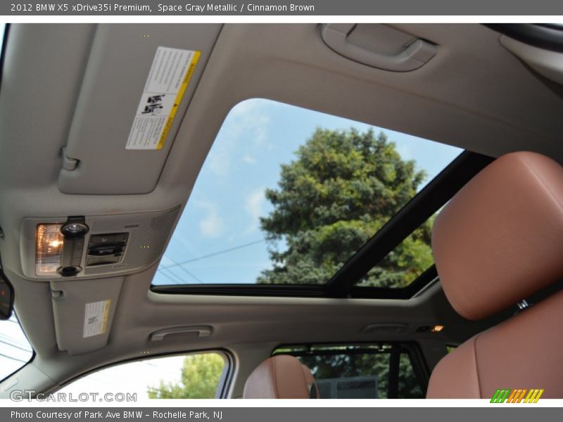 Space Gray Metallic / Cinnamon Brown 2012 BMW X5 xDrive35i Premium