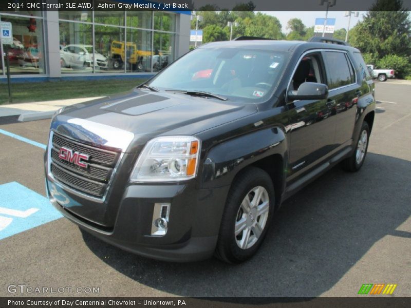 Ashen Gray Metallic / Jet Black 2014 GMC Terrain SLE AWD