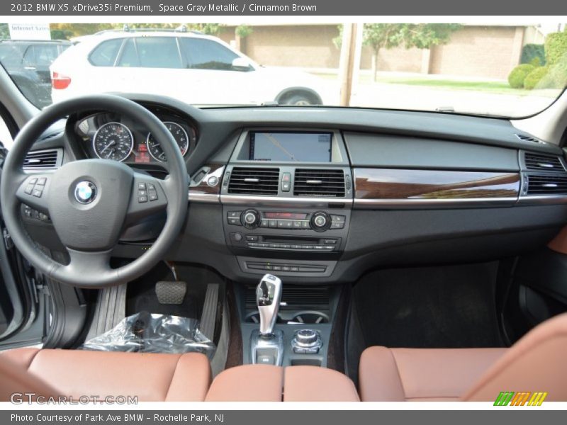Space Gray Metallic / Cinnamon Brown 2012 BMW X5 xDrive35i Premium