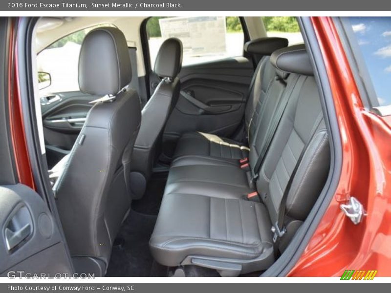 Sunset Metallic / Charcoal Black 2016 Ford Escape Titanium