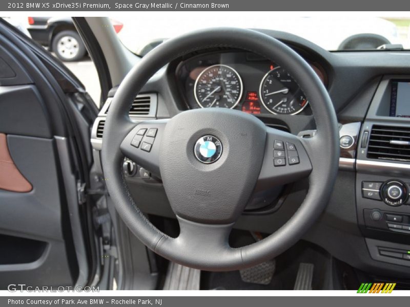 Space Gray Metallic / Cinnamon Brown 2012 BMW X5 xDrive35i Premium