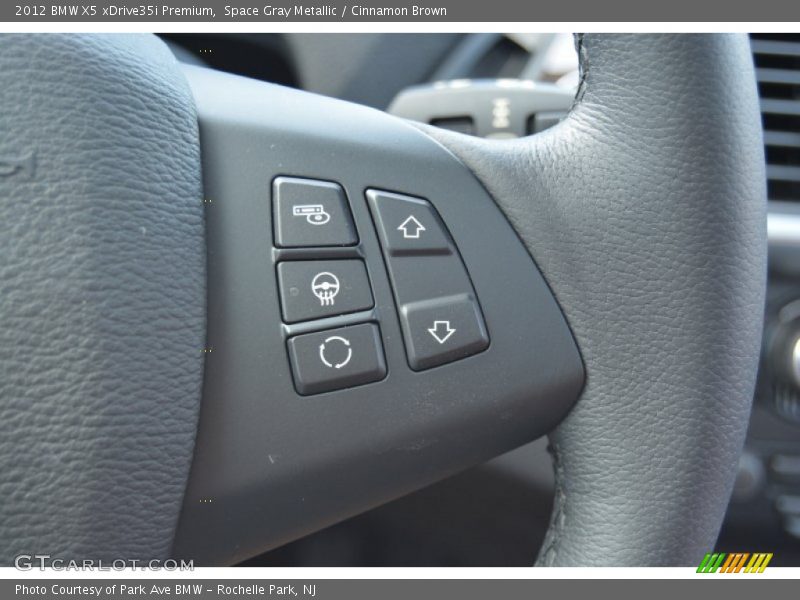 Space Gray Metallic / Cinnamon Brown 2012 BMW X5 xDrive35i Premium